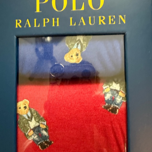 New men’s Sz L Polo Ralph Lauren Boxer Briefs Bear gift box set - Picture 4 of 4
